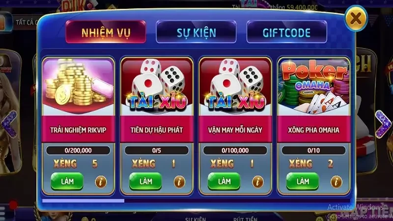 Cổng game Rikvip cung cấp đa dạng các tựa game, người chơi nên đặt cược tại trò chơi bản thân có sự hiểu biết