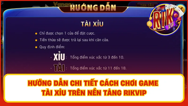 Chọn game tài xỉu